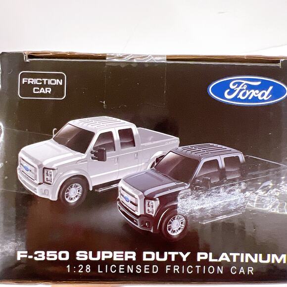 Ford F-350 Super Duty Platinum 1:28 Scale Friction Car Model Black Collectible - Picture 5 of 7